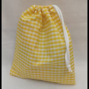 BOLSA MERIENDA VICHY AMARILLO