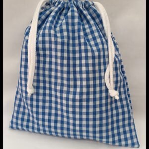 BOLSA MERIENDA VICHY AZULÓN