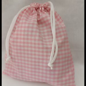 BOLSA MERIENDA VICHY ROSA
