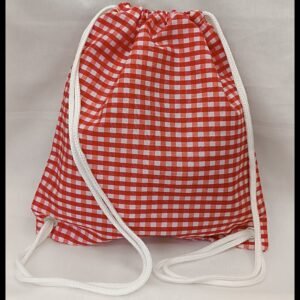 MOCHILA VICHY ROJA