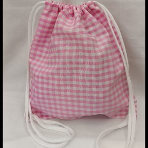 MOCHILA VICHY ROSA