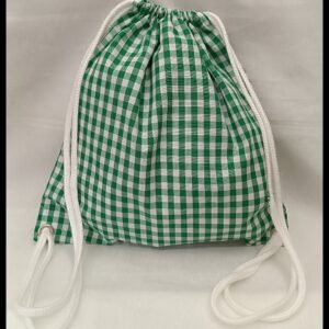 MOCHILA VICHY VERDE